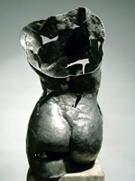 leaning female back